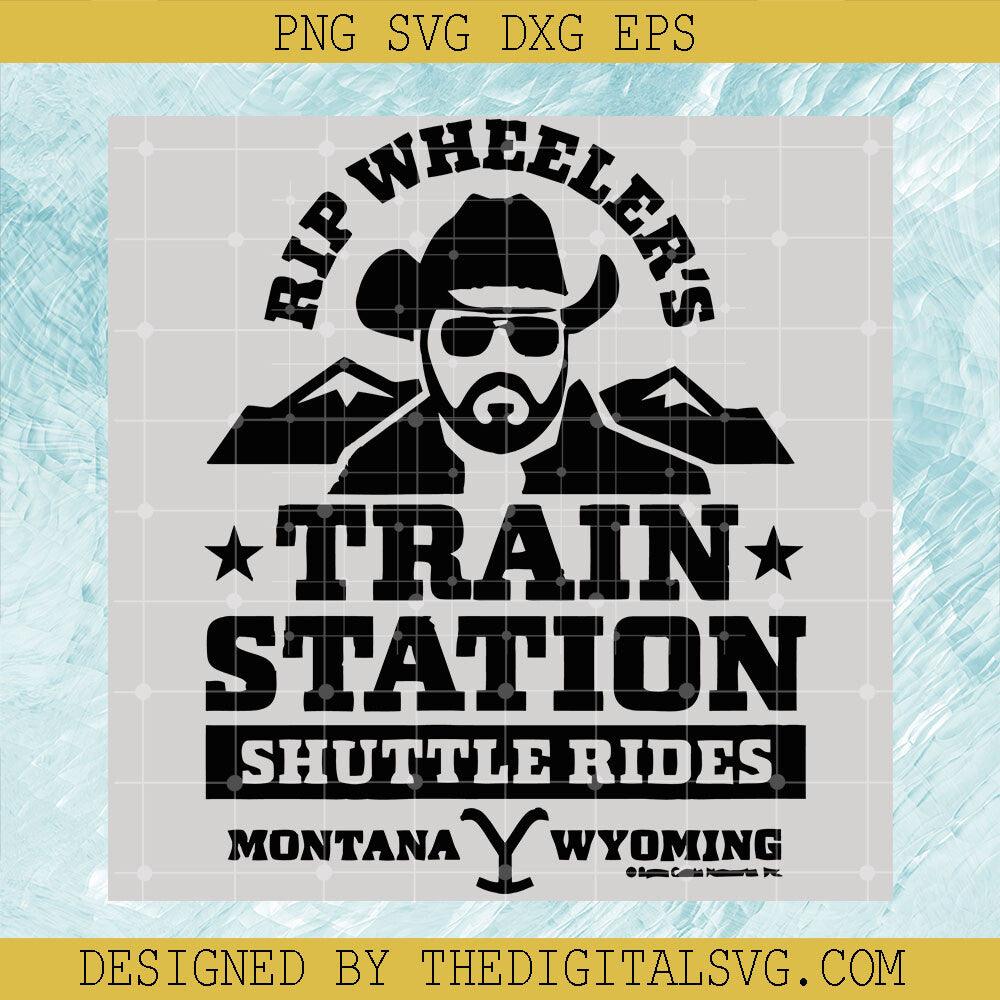 Yellowstone RIP Wheelers Train Station SVG PNG EPS DXF, Rip Wheeler's SVG, Train Station SVG - TheDigitalSVG