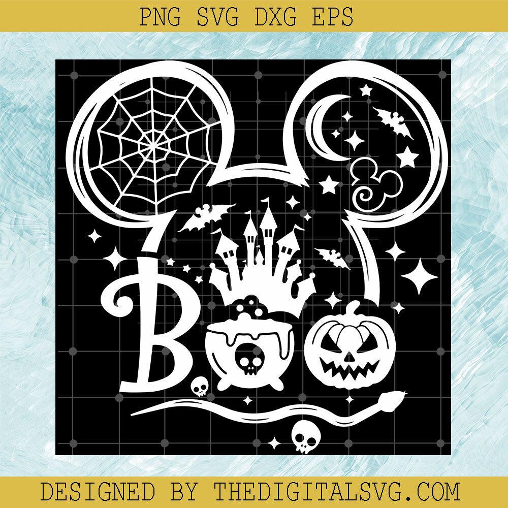 Mickey Mouse Boo SVG, Disney Halloween SVG, Walt Disney SVG - TheDigitalSVG