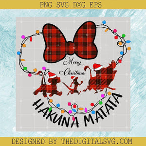 Mickey Svg, Merry Christmas Svg, Bow Svg, Hakuna Matata Svg, Lion King Svg - TheDigitalSVG