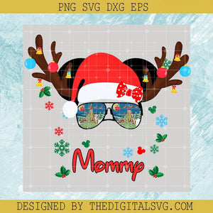 Mommy Svg, Snowflakes Svg, Christmas Svg, Reindeer Svg - TheDigitalSVG