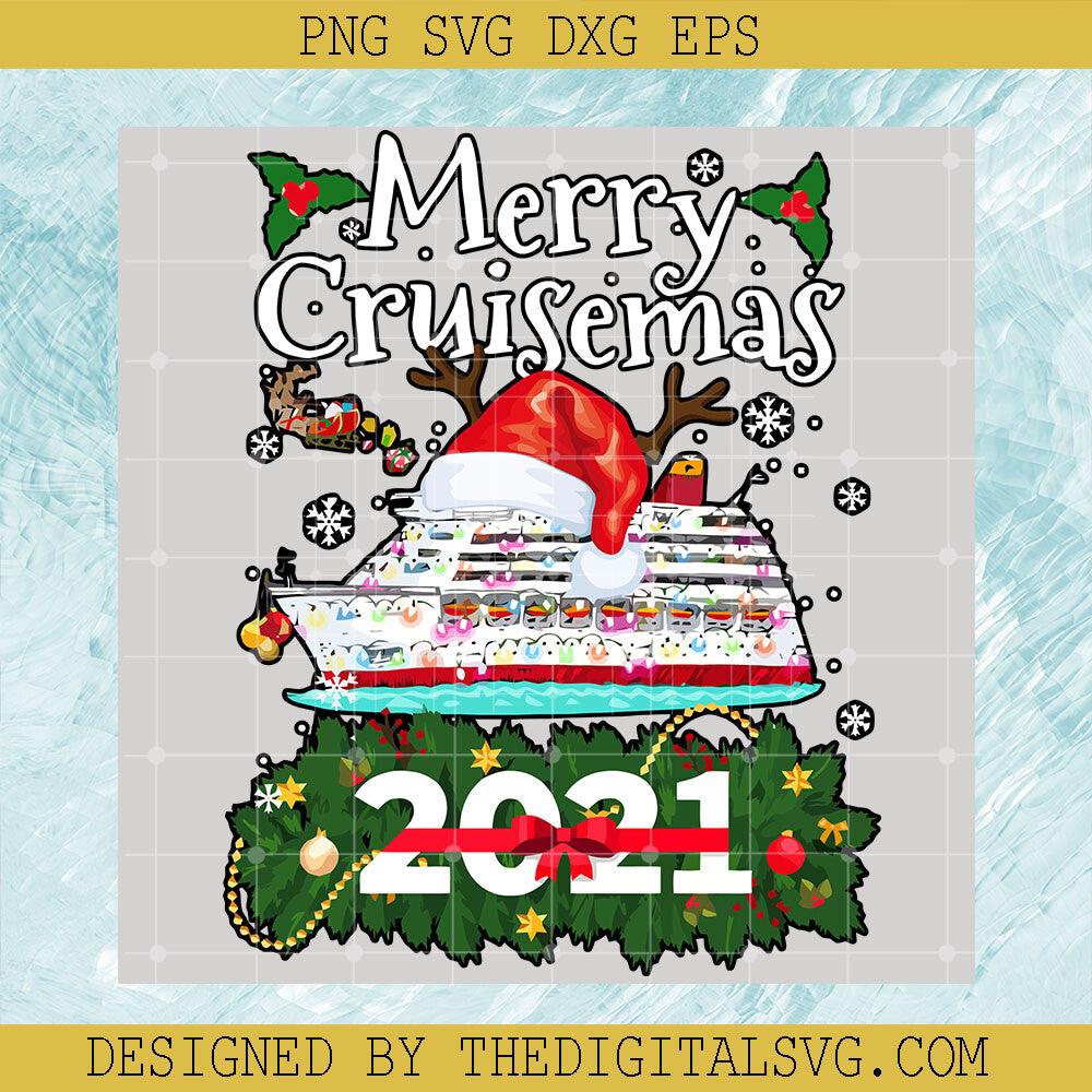 Beautiful Sailing Merry Christmas SVG, Yacht Christmas SVG, Santa Claus SVG - TheDigitalSVG