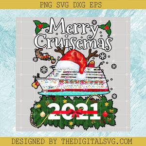 Beautiful Sailing Merry Christmas SVG, Yacht Christmas SVG, Santa Claus SVG - TheDigitalSVG