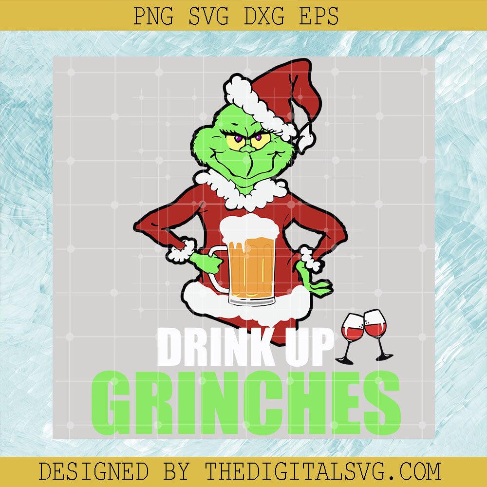 Drink Up Grinches SVG, The Grinch Beer SVG, Grinch Beer Christmas SVG - TheDigitalSVG