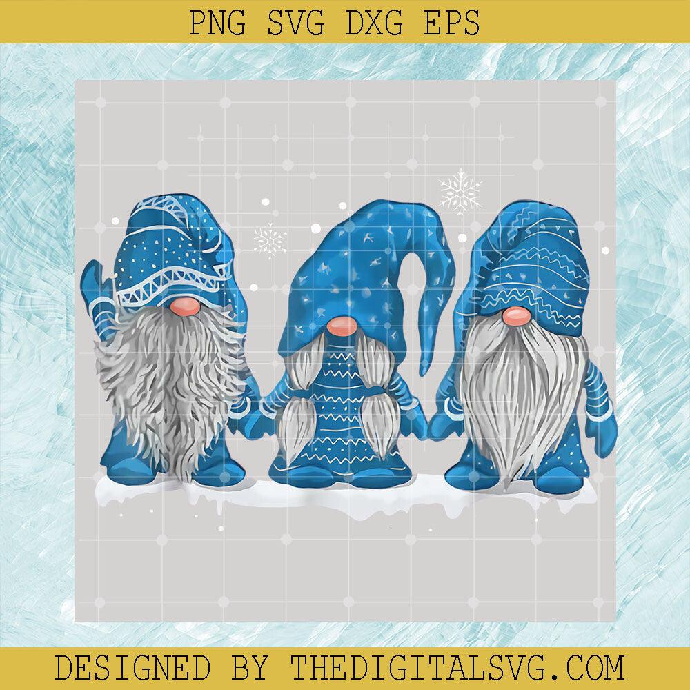 Happy Cute Gnomies PNG, Blue Gnomies PNG, Gnomies Christmas PNG - TheDigitalSVG
