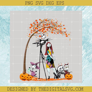 Jack Skellington And Friends Halloween PNG, Pumpkin Patch PNG, Autumn Vibes PNG - TheDigitalSVG