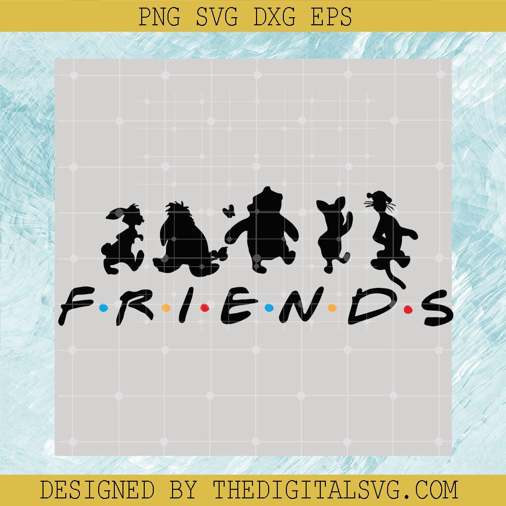 Friends Winnie the Pooh Svg, Friends Inspired Svg, Disney Friends Characters Svg - TheDigitalSVG