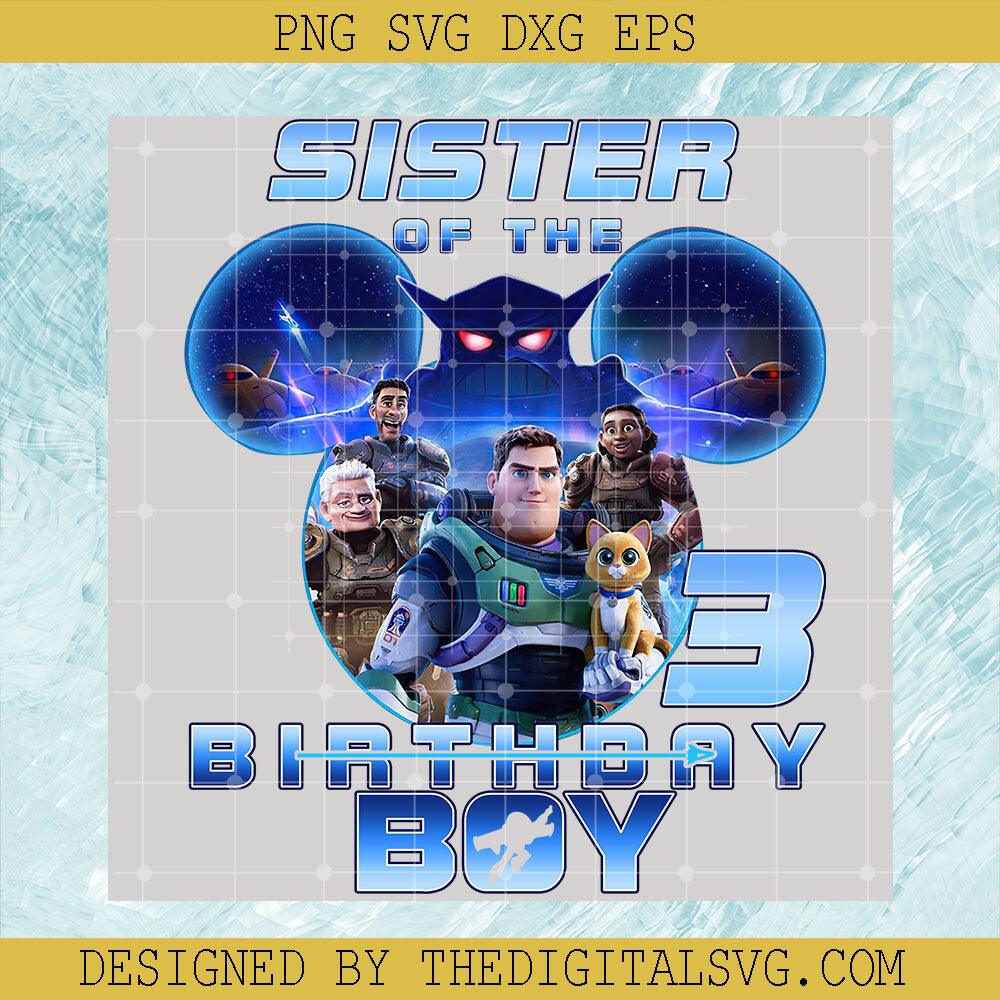 Sister Birthday Boy PNG, Lightyear Birthday PNG, Lightyear Family Birthday PNG - TheDigitalSVG
