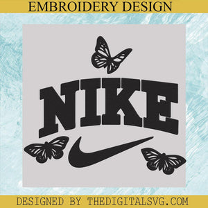 Buffterfly Nike Machine Embroidery Design, Nike Machine Embroidery Design,Embroidery Design - TheDigitalSVG