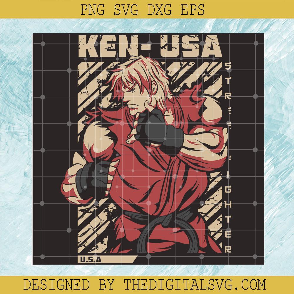 #Ken-USA SVG, Street Fighter SVG, Ken-USA USA SVG - TheDigitalSVG