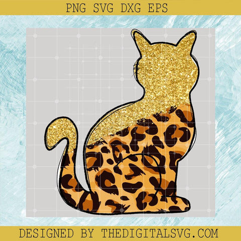 Leopard Cat Kitten PNG, Cat Sublimation PNG, Cute Cat PNG Designs PNG - TheDigitalSVG