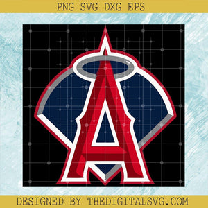 Los Angeles Angels SVG, La Angels Logo SVG, Baseball Sports SVG - TheDigitalSVG