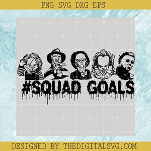 Squad Goals SVG, Horror Movie Squad SVG, Pennywise SVG - TheDigitalSVG