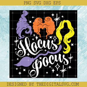 Sanderson Sisters SVG, Hocus Pocus SVG, Halloween Witch SVG - TheDigitalSVG
