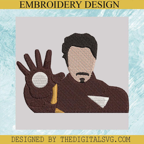 Iron Man Machine Embroidery Design, Marvel Machine Embroidery Design,Embroidery Design - TheDigitalSVG