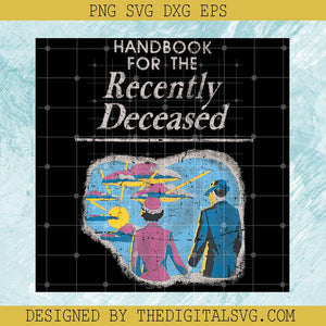 Handbook for The Recently Deceased, Pre Distressed PNG, Vintage Love PNG - TheDigitalSVG