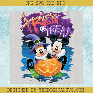 Mickey And Minnie Mouse PNG Designs, Disney Halloween PNG, Trick Or Treat PNG - TheDigitalSVG