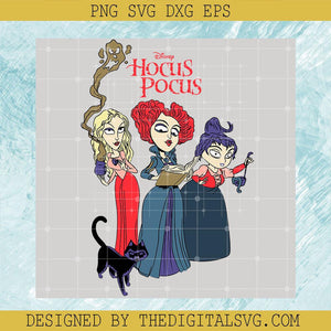 Disney Hocus Pocus SVG, Witch Halloween SVG, Sanderson Sisters Halloween SVG - TheDigitalSVG