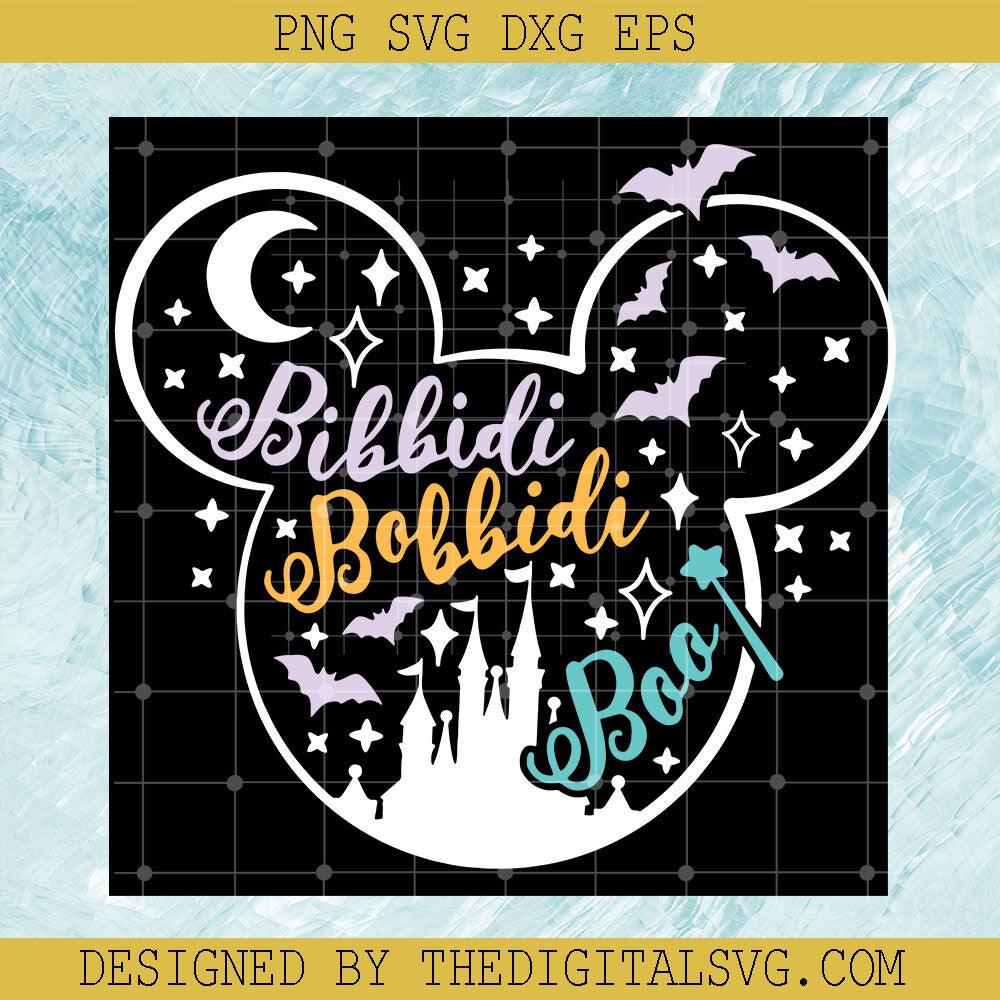 Bibbidi Bobbidi Boo SVG, Disney Halloween SVG, Mickey Pumpkin SVG - TheDigitalSVG