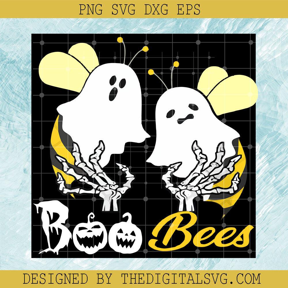 Boo Bees SVG For Cricut Files, Halloween Boo Bees SVG, Cute Boo SVG - TheDigitalSVG