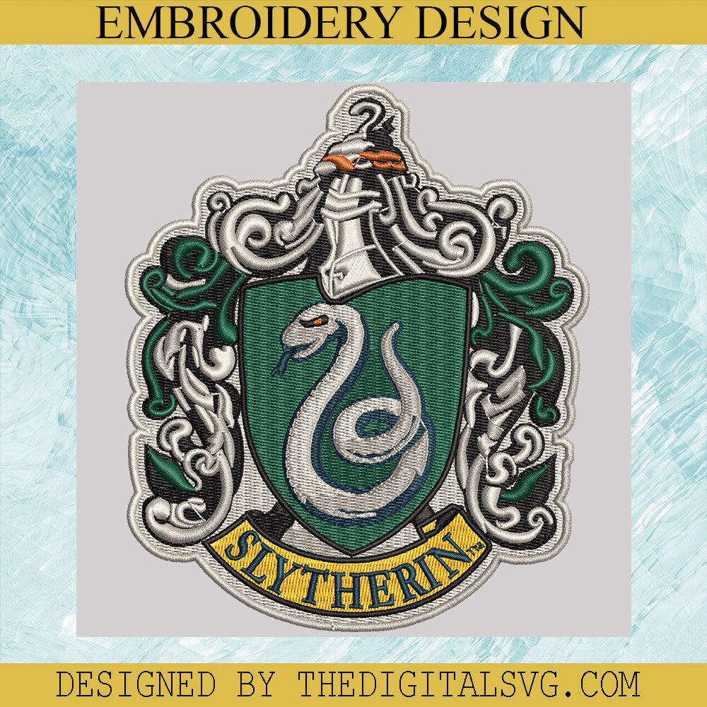 Slytherin Logo Machine Embroidery Design, Harry Potter Machine Embroidery Design,Embroidery Design - TheDigitalSVG