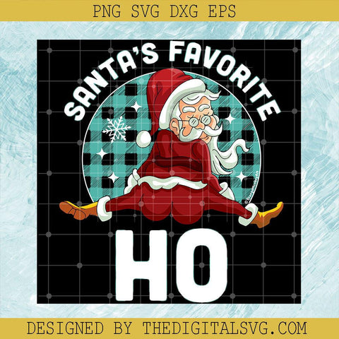 Santa's Ravorite Ho Svg, Santa Hat Merry Christmas Svg, Merry Christmas Svg - TheDigitalSVG