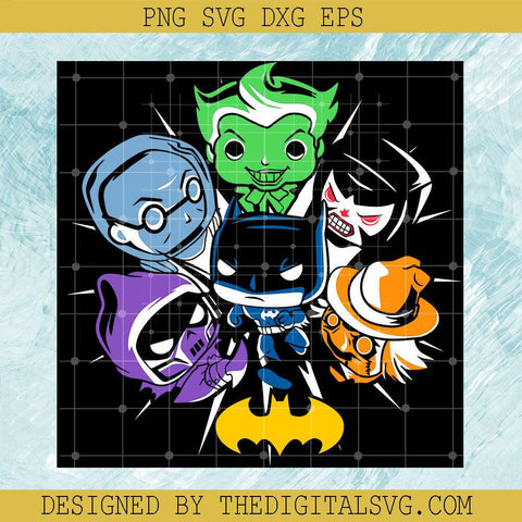 Batman Svg, Cartoon Svg, Funko Batman Svg - TheDigitalSVG