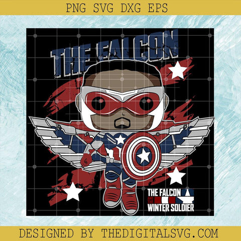 The Falcon Winter Soldier Svg, The Falcon Svg, Funko Falco Svg - TheDigitalSVG