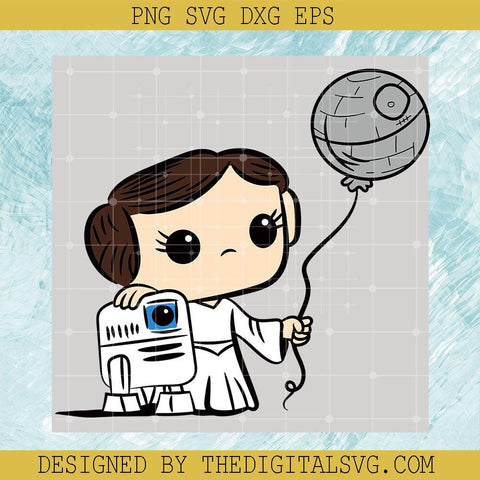 Star Wars SVG, Princess SVG, Funko Leia Svg - TheDigitalSVG