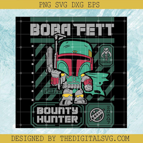 Boba Fett Bounty Hunter Svg, Funko Boba Fett Svg, Star Wars SVG - TheDigitalSVG