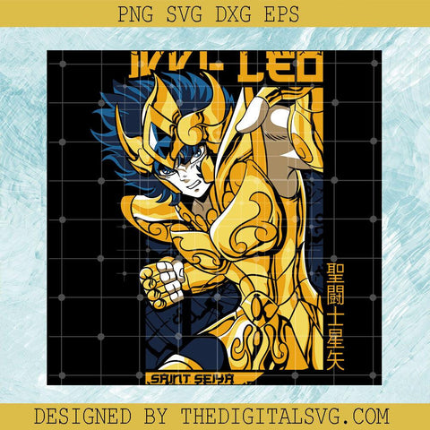 Ikki Leo Svg, Saint Seiya Ikki Gold Saint Svg, Leo Aiolia Svg - TheDigitalSVG