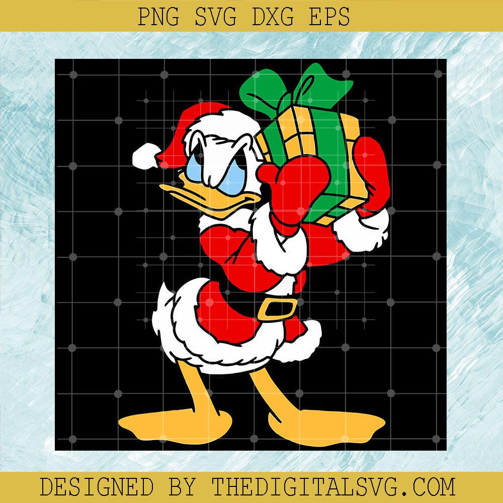 Donald Duck Christmas SVG, Donald Christmas SVG, Merry Xmas SVG - TheDigitalSVG