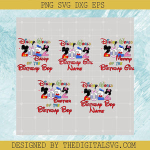 Disney World 2022 Birthday SVG, Family Birthday SVG, Minnie Mickey SVG - TheDigitalSVG