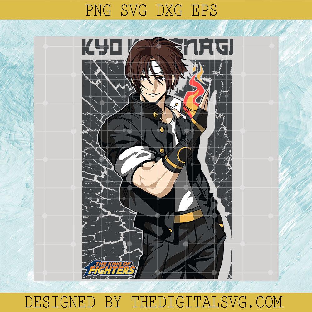 Kyo Kusanagi Svg, Anime Svg, The King Of Fighters Svg - TheDigitalSVG