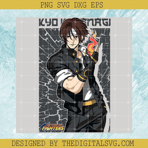 Kyo Kusanagi Svg, Anime Svg, The King Of Fighters Svg - TheDigitalSVG