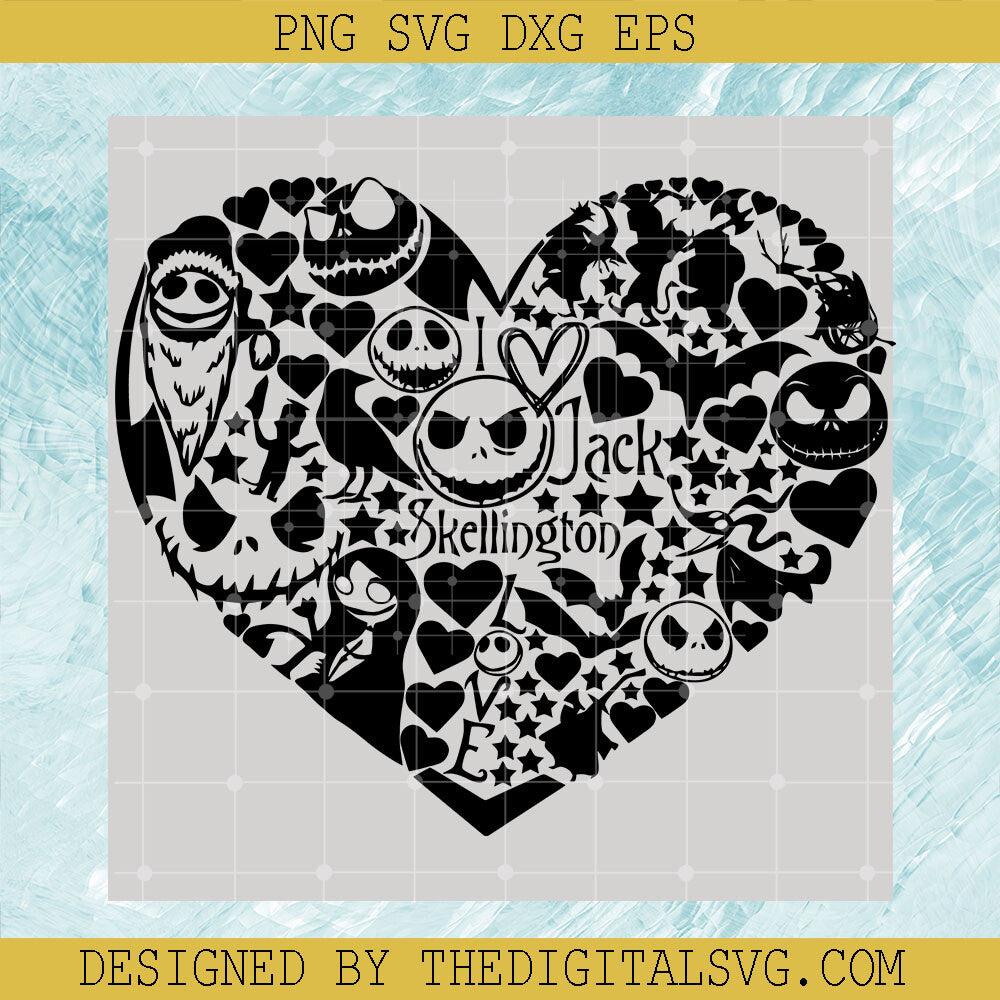 Jack Skellington SVG, Nightmare SVG, Nightmare Before Christmas SVG - TheDigitalSVG