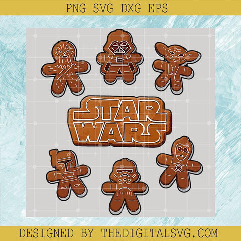 Star Wars Christmas SVG, Star Wars Gingerbread Crew SVG, Star Wars SVG - TheDigitalSVG