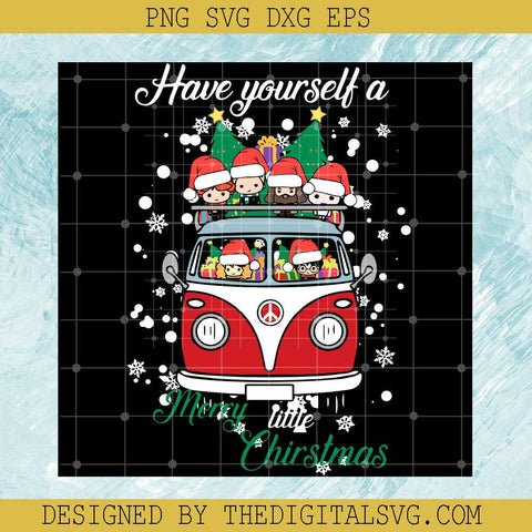 Have Yourself A Merry Little Christmas SVG, Family Christmas SVG, Red Truck SVG - TheDigitalSVG