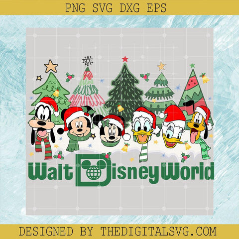 Vintage Walt Disney World Christmas, Disneyworld Christmas PNG, Disneyland Xmas 2022 PNG - TheDigitalSVG