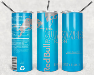 Red-Bull-Summer PNG, 20oz Skinny Tumbler Design, Sublimation Designs PNG File - TheDigitalSVG