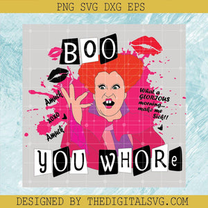 Boo You Whore SVG, Mean Girl x Hocus Pocus SVG, Hocus Pocus Halloween SVG - TheDigitalSVG