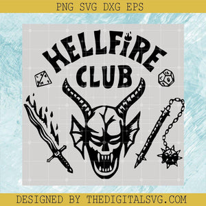 Hellfire Club SVG, Stranger Things SVG, Stranger Things 4 SVG - TheDigitalSVG