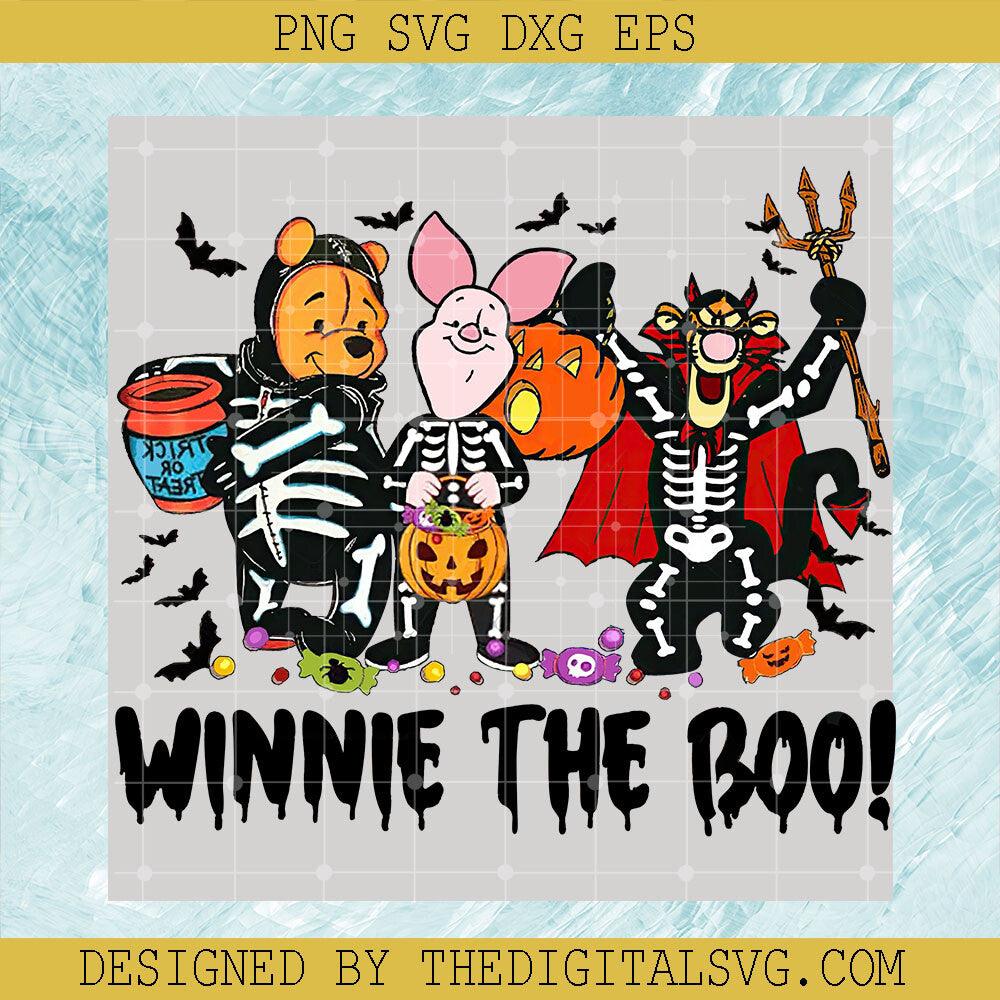 Winnie The Boo Sublimation PNG, Pooh Skeleton PNG, Disney Costume Halloween Designs PNG - TheDigitalSVG