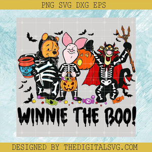 Winnie The Boo Sublimation PNG, Pooh Skeleton PNG, Disney Costume Halloween Designs PNG - TheDigitalSVG