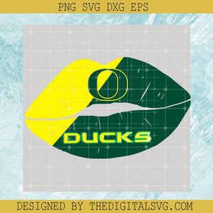 Oregon Ducks Lips SVG, Lips NCAA SVG, Football Sport SVG - TheDigitalSVG