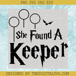 She Found A Keeper SVG, Harry Potter SVG, Wizard Boy SVG - TheDigitalSVG