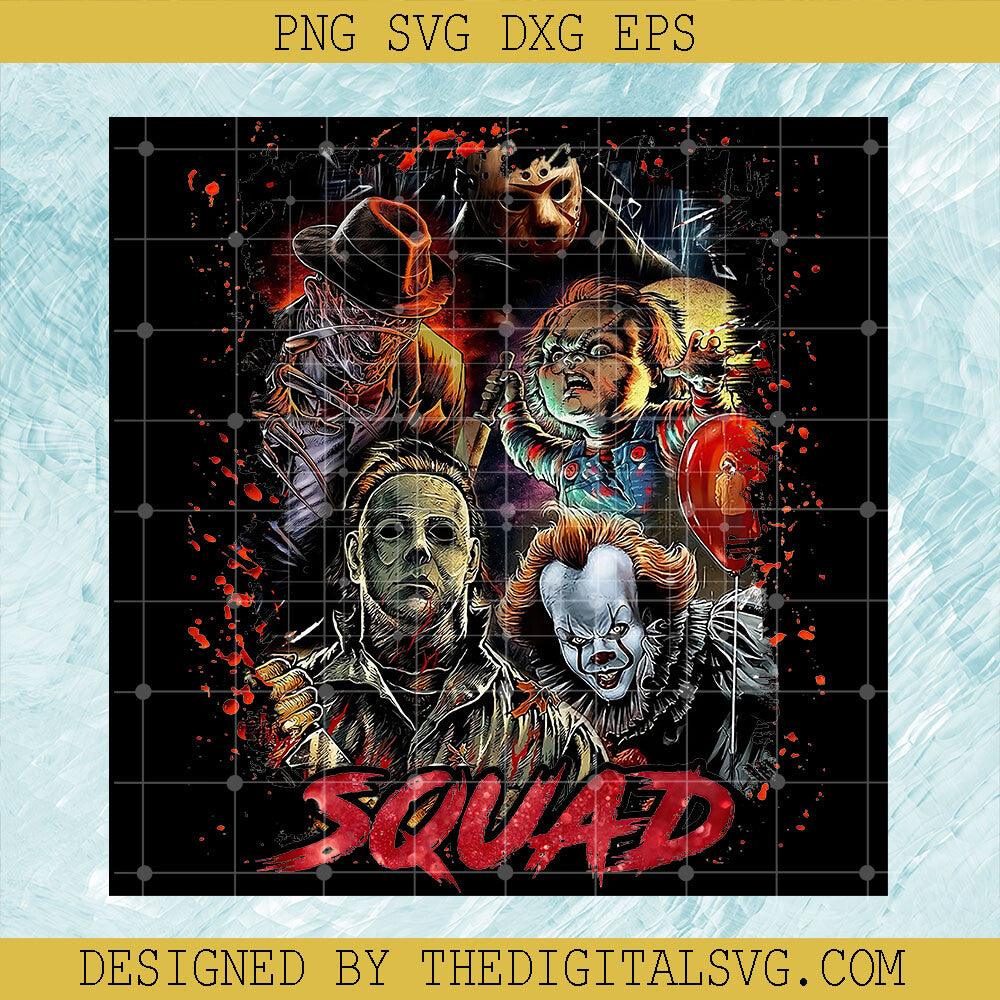 Squad Halloween Horror PNG, Squad Horror Movies PNG, Character Horror Squad PNG - TheDigitalSVG