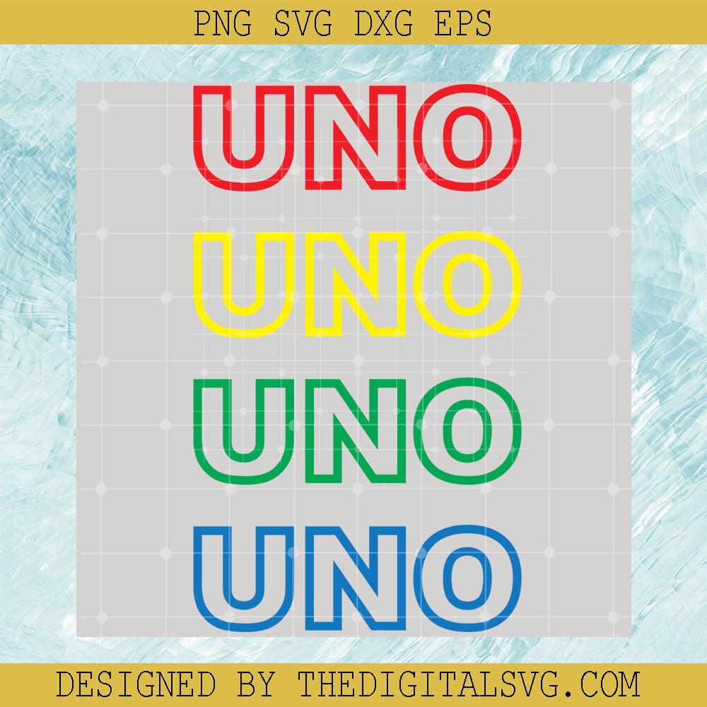 UNO SVG For Cricut Files, Uno Birthday SVG, Uno Drunk Logo SVG - TheDigitalSVG