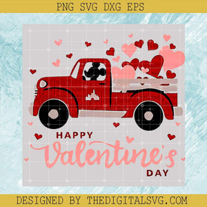 Happy Valentine's Day Svg, Disney Mickey Mouse Svg, Disney Valentine's Day Svg - TheDigitalSVG