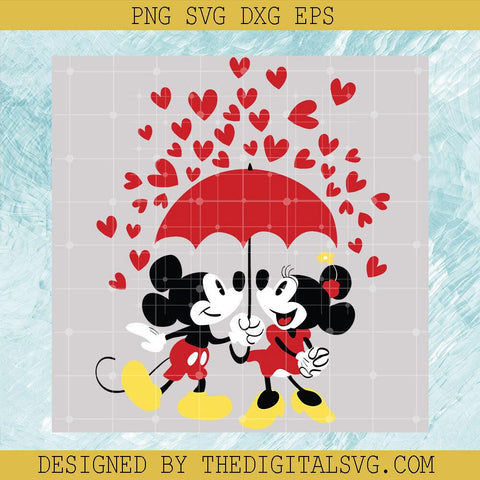 Happy Valentine's Day Svg, Disney Mickey Mouse Svg, Mickey and Minnie Valentine's Day Svg - TheDigitalSVG