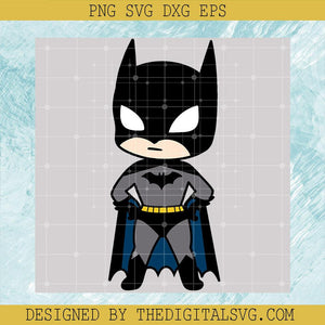 Chibi Batman Girl Svg, Superhero Batman Svg, Batman Svg - TheDigitalSVG